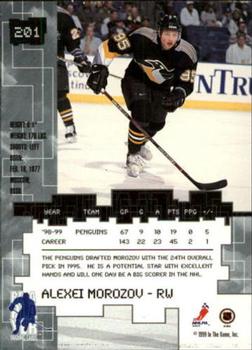 1999-00 Be a Player Millennium Signature Series #201 Alexei Morozov Back