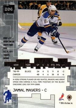 1999-00 Be a Player Millennium Signature Series #206 Jamal Mayers Back