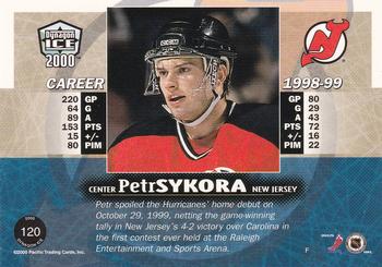 1999-00 Pacific Dynagon Ice #120 Petr Sykora Back