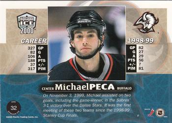1999-00 Pacific Dynagon Ice #32 Michael Peca Back