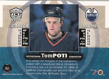 1999-00 Pacific Dynagon Ice #82 Tom Poti Back