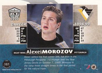 1999-00 Pacific Dynagon Ice #161 Alexei Morozov Back