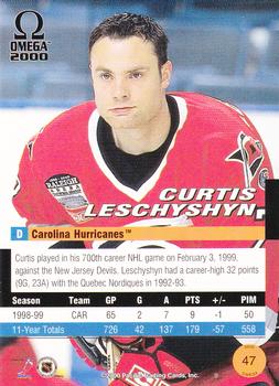 1999-00 Pacific Omega #47 Curtis Leschyshyn Back