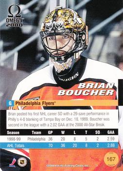 1999-00 Pacific Omega #167 Brian Boucher Back