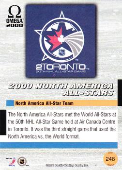 1999-00 Pacific Omega #248 2000 North America All-Stars Back