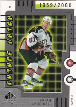 1999-00 SP Authentic #94 Brian Campbell Front