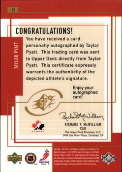 1999-00 SPx #168 Taylor Pyatt Back