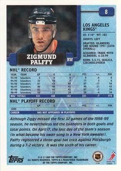 1999-00 Topps #8 Zigmund Palffy Back