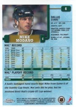 1999-00 Topps Chrome #6 Mike Modano Back