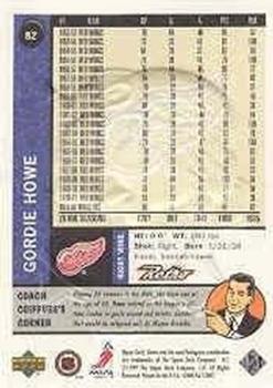 1999-00 Upper Deck Retro #82 Gordie Howe Back