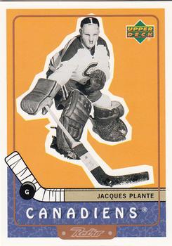 1999-00 Upper Deck Retro #90 Jacques Plante Front