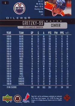 1999-00 Upper Deck #5 Wayne Gretzky Back