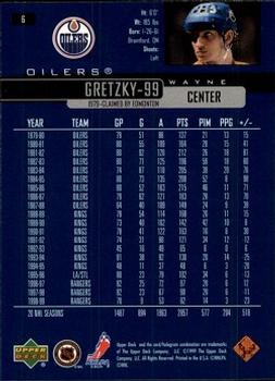 1999-00 Upper Deck #6 Wayne Gretzky Back