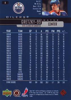 1999-00 Upper Deck #8 Wayne Gretzky Back