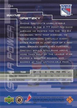 1999-00 Upper Deck #136 Wayne Gretzky Back
