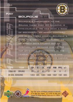 1999-00 Upper Deck #156 Ray Bourque Back