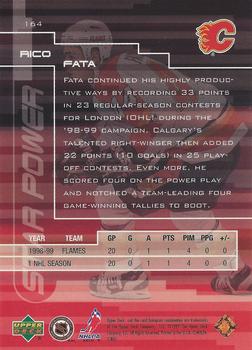 1999-00 Upper Deck #164 Rico Fata Back