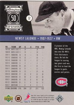1999-00 Upper Deck Century Legends #32 Newsy Lalonde Back