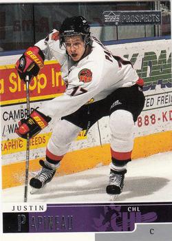 1999-00 Upper Deck Prospects #5 Justin Papineau Front
