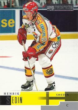 1999-00 Upper Deck Prospects #67 Henrik Sedin Front