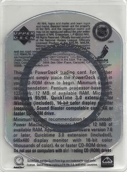 1999-00 Upper Deck PowerDeck #19 Gordie Howe Back