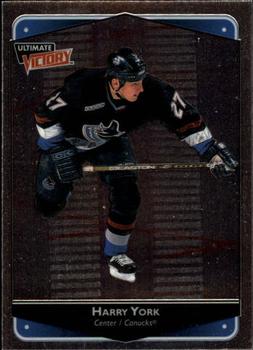 1999-00 Upper Deck Ultimate Victory #86 Harry York Front