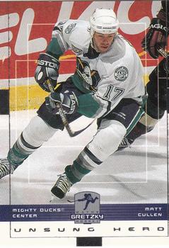 1999-00 Upper Deck Wayne Gretzky #6 Matt Cullen Front