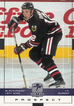 1999-00 Upper Deck Wayne Gretzky #41 J.P. Dumont Front