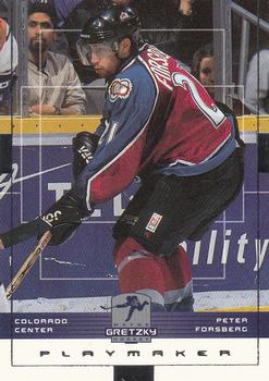 1999-00 Upper Deck Wayne Gretzky #51 Peter Forsberg Front