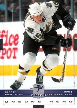 1999-00 Upper Deck Wayne Gretzky #56 Jamie Langenbrunner Front