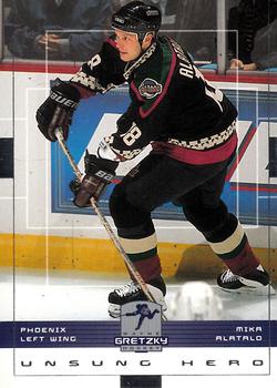 1999-00 Upper Deck Wayne Gretzky #134 Mika Alatalo Front