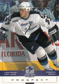 1999-00 Upper Deck Wayne Gretzky #159 Fredrik Modin Front