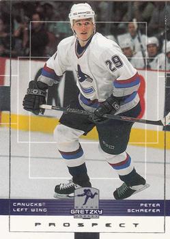 1999-00 Upper Deck Wayne Gretzky #172 Peter Schaefer Front