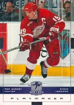 1999-00 Upper Deck Wayne Gretzky #60 Steve Yzerman Front