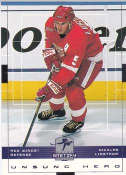 1999-00 Upper Deck Wayne Gretzky #66 Nicklas Lidstrom Front