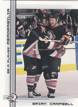 2000-01 Be a Player Memorabilia #92 Brian Campbell Front