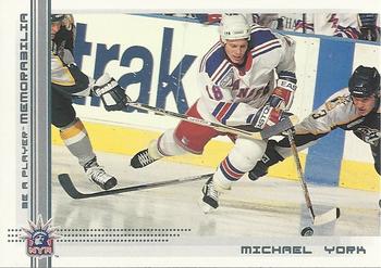 2000-01 Be a Player Memorabilia #96 Mike York Front