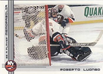 2000-01 Be a Player Memorabilia #163 Roberto Luongo Front