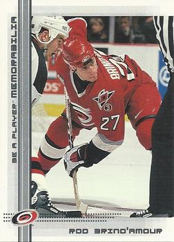 2000-01 Be a Player Memorabilia #200 Rod Brind'Amour Front