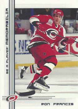 2000-01 Be a Player Memorabilia #206 Ron Francis Front