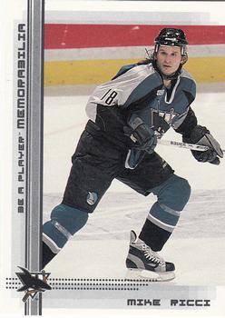 2000-01 Be a Player Memorabilia #318 Mike Ricci Front