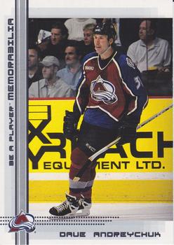 2000-01 Be a Player Memorabilia #385 Dave Andreychuk Front
