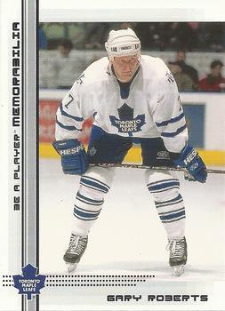 2000-01 Be a Player Memorabilia #400 Gary Roberts Front