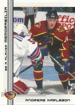 2000-01 Be a Player Memorabilia #447 Andreas Karlsson Front