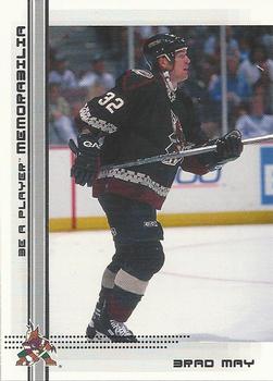 2000-01 Be a Player Memorabilia #474 Brad May Front