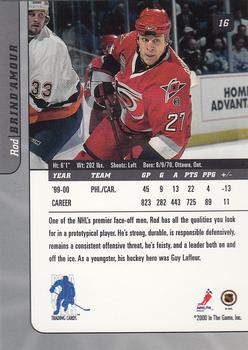 2000-01 Be a Player Signature Series #16 Rod Brind'Amour Back