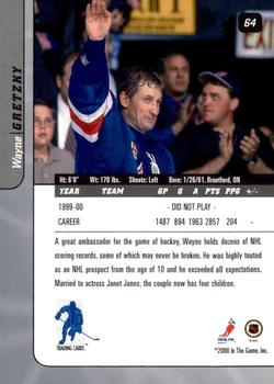 2000-01 Be a Player Signature Series #64 Wayne Gretzky Back