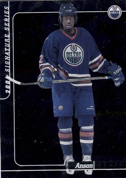 2000-01 Be a Player Signature Series #72 Anson Carter Front