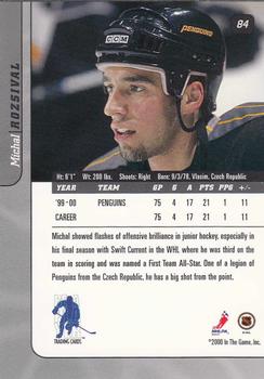 2000-01 Be a Player Signature Series #84 Michal Rozsival Back