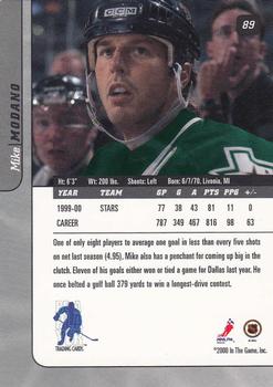 2000-01 Be a Player Signature Series #89 Mike Modano Back